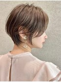 似合わせカット/ショートカット/小顔カット/ぱつっとボブ