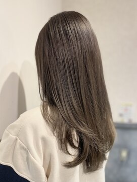 トウカ 南行徳店(TOUKA) 髪質改善×韓国オリーブベージュブリーチなしダブルカラー