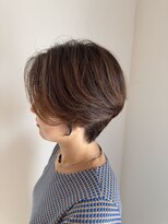 リノア 鵠沼海岸(LINOA)&nbsp;大人ガーリー　ダークアッシュ　似合わせカット