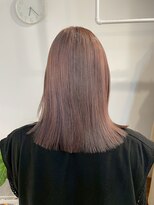  fit stand 千葉/ショートボブ/カット/パーマ/ダブルカラー/トリートメント/縮毛矯正&nbsp;イメチェン/ピンクベージュ/アンブレラカラー[千葉]