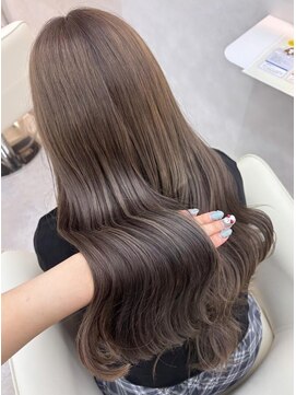 LOE【ロエ】大宮 イメチェン/アンブレラカラー/前髪/ピンクベージュ[大宮]