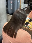 水素カラー×髪質改善トリートメント
