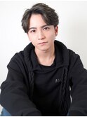 【La fith】メンズカット×フェザーパーマ×ハイライト