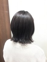 アクセ 外ハネスタイル似合わせカットひし形シルエット簡単スタイリング