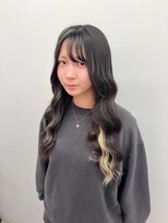 ロサ ファイブヘアー(Rosa..5Hair)&nbsp;エクステで作るインナーカラー