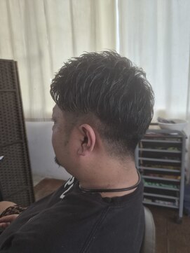 剪 ツーブロック
