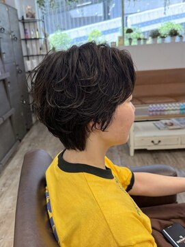 エルズ 大宮店(ailes) 大宮/ダークパープル/ナチュラルショート/ミルクブラウン/夏