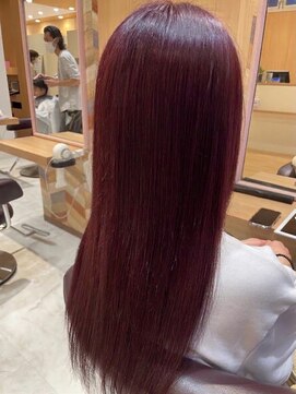 ヘアーサロン エンス(hair salon Ens) 深みのある『チェリーボルドー』で艶感たっぷり