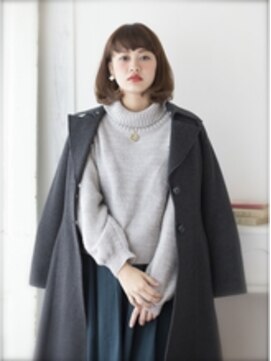 ステージ 今福鶴見店(stage) おフェロ厚めバング。ラウンドボブ