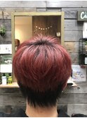 マッシュウルフ風ショート