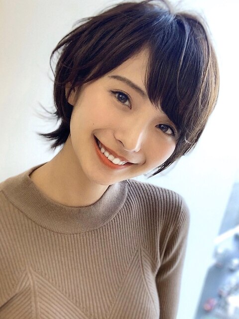 新垣結衣さん風20代30代40代◎丸みショートボブ