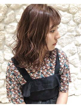 モアナ バイ ヘッドライト 沖縄東崎店(Moana by HEADLIGHT) 低温デジタルパーマ#オレンジ#大人かわいい#イメチェン