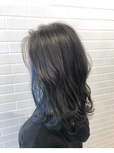 バッテリー ヘアアンドメイク 塚本店(Battery hair&make) デニムインナーカラー