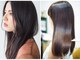 ヘアー ループアン(Hair Ruup ann)の写真/ダメージを最小限に抑える自然な仕上がりのストレートはTOKIOトリートメントのセットで更なる艶髪へ★