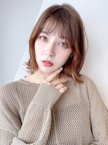 アイティー バイ アルバム 浦和店(IT by ALBUM)&nbsp;ラフウェーブ_くびれヘアビタミンカラーメルティカラー_8800