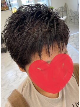 サロンドノア(Salon de NoA) ベリーショート×グレイ