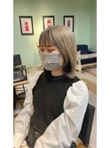 ミルクティーブロンド　ヘアカラー　【池袋】