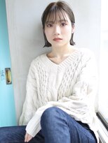 バース(BIRTH)&nbsp;天神【BIRTH】シースルーバング×艶カラーボブ4