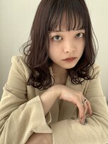 イオエ 岡本(ioe)&nbsp;イメチェン/フルバング/似合わせ/レッドブラウン/デジタルパーマ