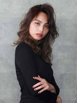 ヘアーカッティングガーデン ジャック モアザン 松山店 バレイヤージュ/かき上げ［松山市駅/白髪ぼかし］