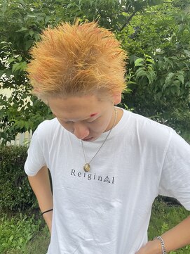 ダスティ穂高店 スパイキーショト_イエローブロンド