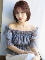 バース(BIRTH)&nbsp;天神【BIRTH】ピンクベージュ×マチルダボブ×ニュアンスカラー9