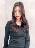 Aimee町田　ピンクベージュ×レイヤーカット
