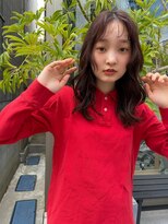 アクアオモテサンドウ(ACQUA omotesando) △大人可愛い癖毛風レイヤーパーマロングパーマベージュカラー