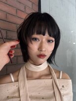 ノラ ヘアーサロン(NORA HAIR SALON)&nbsp;ミニボブレイヤーボブ顔まわりレイヤー