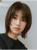 イメチェン外ハネボブ美髪のススメワイドバング