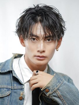 オーシャントーキョー 渋谷(OCEAN TOKYO) フェザーパーマシャドウパーマカルマパーマセンターパート