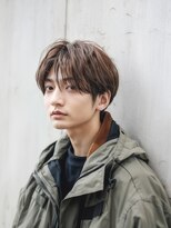 ネオリーブカフ 鶴ヶ峰店(Neolive caff)&nbsp;センターパート　マッシュ　ツーブロック　ナチュラルショート