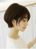 市川ショートヘアショートボブショートカット白髪染めハイライト