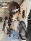 編みおろし/お呼ばれヘア/ヘアセット