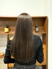 【極サラ極ツヤ仕上げ】髪質改善トリートメント※カラー＋カット24200→16940