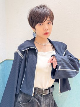 ロンド レグリーズ 立川(Lond leglise) ショート/オリーブグレー/グランマッシュ/小顔/前髪/顔周り/立川