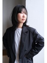 ソルト 舞鶴店(Salt)&nbsp;顔周りウルフ/ウルフカット/顔周りレイヤー/ミディアムレイヤー