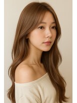 リリノ 豊中曽根店(Lirino.Co)&nbsp;羽エクステ×ブリーチ透明感透明感カラー