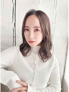 かきあげミックスカールスタイル