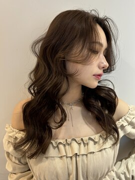 韓国/くびれ巻き/レイヤー/縮毛矯正/前髪