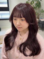 オリ 仙台(Oli)&nbsp;【菅野恭平】赤紫ブラウン/くびれ巻き/暖色カラー［仙台］