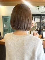 ニルス(nils)&nbsp;イエベ春×オリーブベージュ×ミニボブ