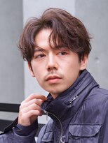 レタッチ バイ フィフス 銀座(RETOUCH by fifth)&nbsp;新橋メンズパーマフェザーパーマシャドウパーマセンターパート