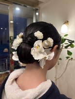 ピュアーハニー(PURE HONEY)&nbsp;成人式　ヘアセット　シニョン