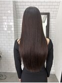 柔らかく自然な質感の髪質改善ストレート