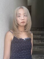 ヘアサロン エフ 渋谷(F)&nbsp;#ホワイトベージュ#ハイトーン#レイヤー