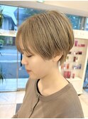 20代30代前髪ありショートマッシュショート丸みショートレイヤー