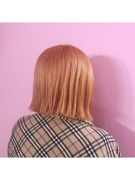 イル(iLu.) タッセルボブ×コーラルベージュ