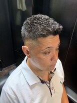 ヒロギンザバーバーショップ 神楽坂店(HIRO GINZA BARBER SHOP)&nbsp;フェード+パーマスタイル