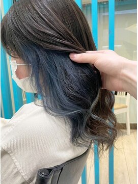 ヘアーメイクオズ(hair make O/S) ヘアメイクオズ&佐藤魁斗　インナーカラー